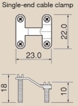 Single-end cable clamp　NDC-SS