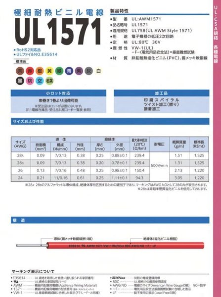 Photo2: UL1571 AWG26 (2)