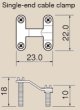 Photo1: Single-end cable clamp　NDC-SS (1)