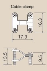 Photo: Cable clamp　NDC-M