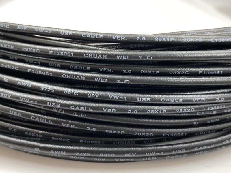 Photo3: UL2725 AWG28×1P + AWG28×2C Shielded 