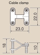 Photo1: Cable clamp　NDC-S