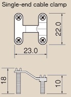 Photo1: Single-end cable clamp　NDC-SS